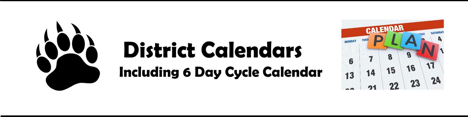 One Page Printable Calendars, Cycle Day Calendar, Board Meeting Calendar, and Monthly Calendar